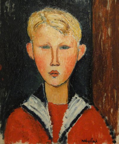 El niño de ojos azules de Amedeo Modigliani